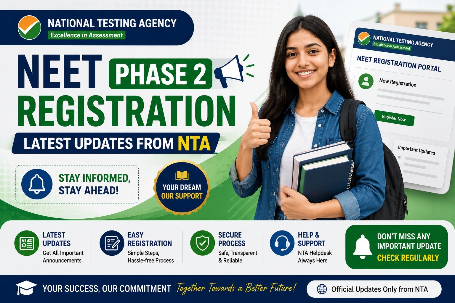 NEET Phase 2 Registration: Latest Updates from NTA